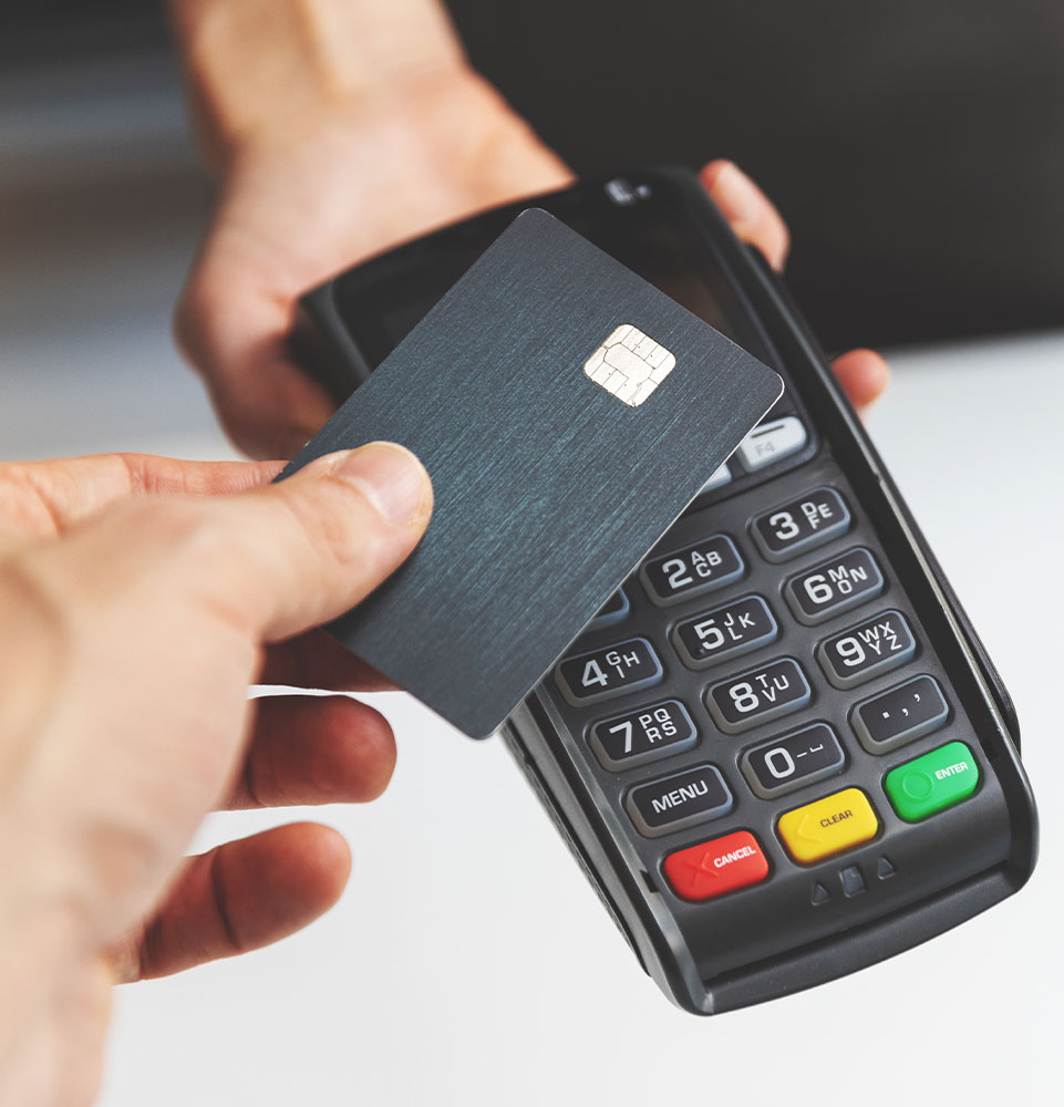 paying with card