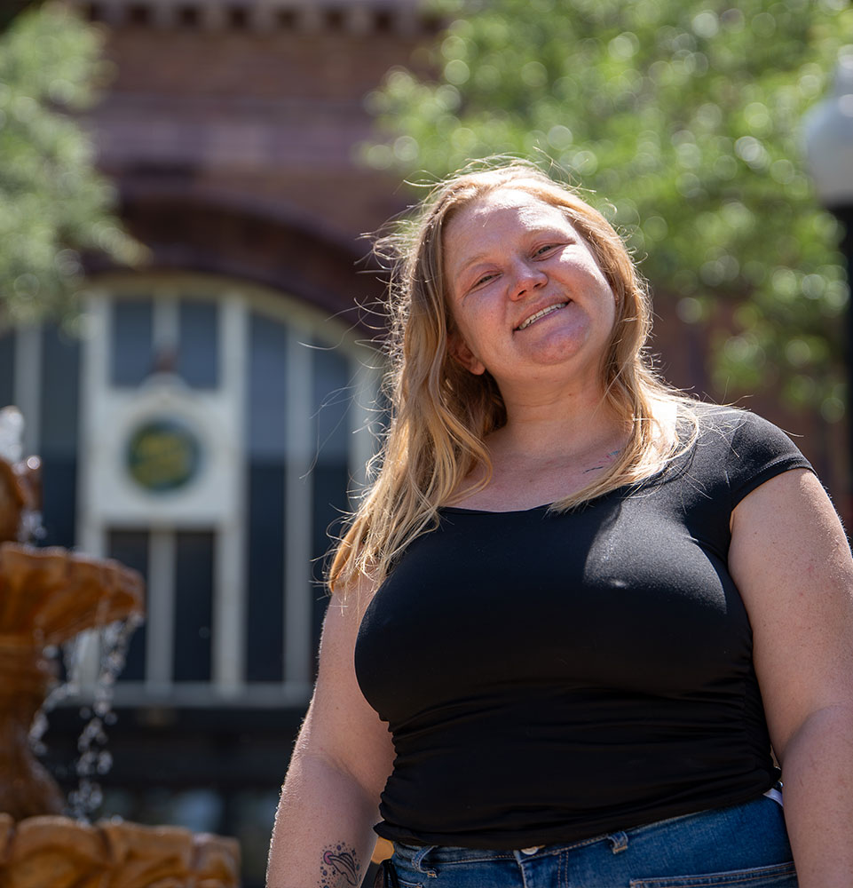 Patient Smiling showing off new smile
